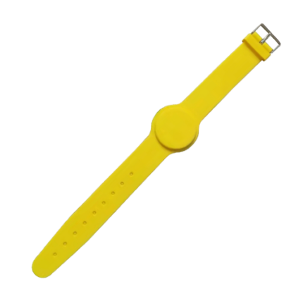 RFID гривна CSAccess CSW-MF13-Y MIFARE 13.56MHz Жълта