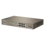 IP-COM G1110P-8-150W 8-портов PoE Суич с 2xSFP