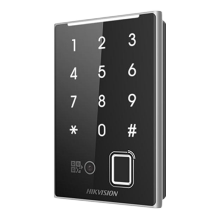 Четец HIKVISION DS-K1109DKFB-QR 5-в-1 с Пръстов отпечатък и QR