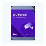 Твърд диск WD Purple 4TB WD44PURZ CMR 24/7 за видеонаблюдение