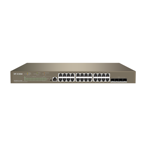 Управляем L3 Суич IP-COM G5328XP-24-410W с 24 PoE+ Порта Управляем L3 Суич IP-COM G5328XP-24-410W с 24 PoE+ Порта