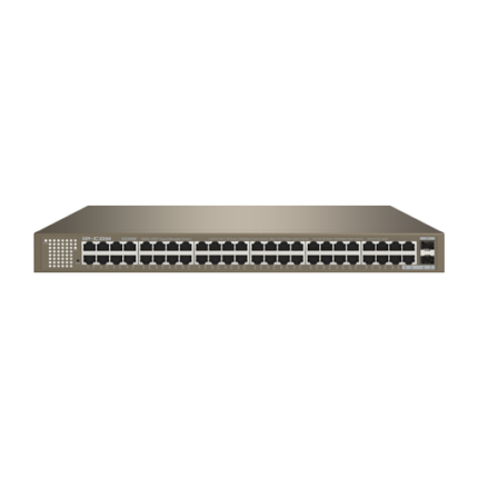 IP-COM G3350F 48-Портов Гигабитов Управляем Суич с 2 SFP Порта и Cloud