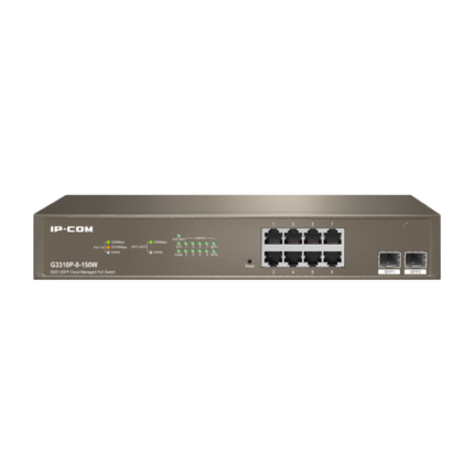 Управляем Суич IP-COM G3310P-8-150W с 8 PoE+ Порта