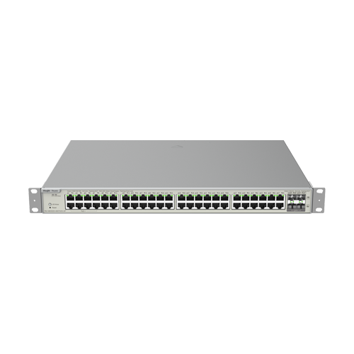 Управляем L3 Суич Ruijie RG-NBS5200-48GT4XS-UP с 48 PoE+/PoE++ Порта Управляем L3 Суич Ruijie RG-NBS5200-48GT4XS-UP с 48 PoE+/PoE++ Порта