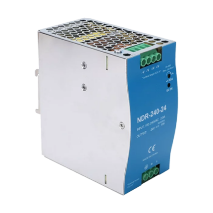 MeanWell NDR-240-24 Индустриално Захранване 24V 10A 240W за DIN Шина