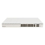 Суич 16 PoE++ порта, 600W, 4 SFP 10G, Управление - MIKROTIK CRS320-8P-8B-4S+RM