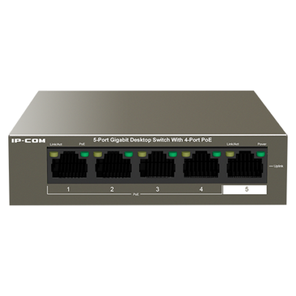 PoE Комутатор IP-COM G1105P-4-63W с 4 PoE+ Порта