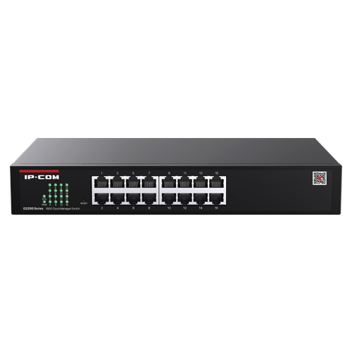 IP-COM G2216D 16-Портов Управляем Gigabit Суич с Cloud Управление IP-COM G2216D 16-Портов Управляем Gigabit Суич с Cloud Управление