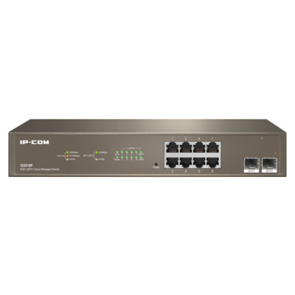 IP-COM G3310F 8-портов Суич с 2xSFP