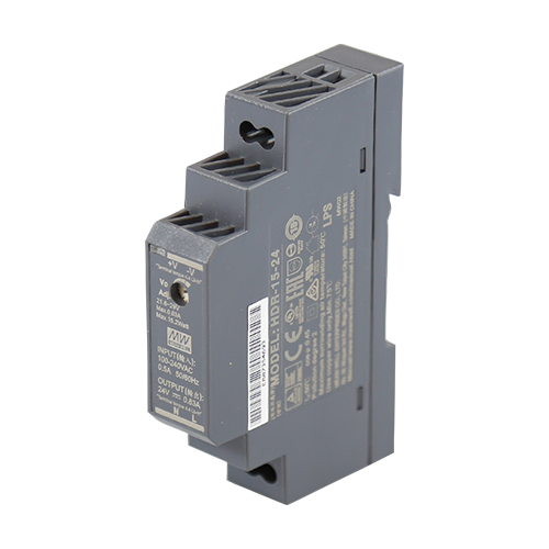 MeanWell HDR-15-24 Импулсно Захранване 24V 0.63A 15W за DIN Шина