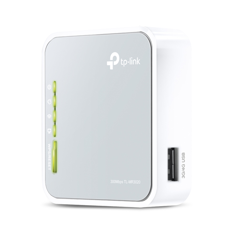 TP-Link TL-MR3020 Преносим 3G/4G Wi-Fi N300 Рутер TP-Link TL-MR3020 Преносим 3G/4G Wi-Fi N300 Рутер