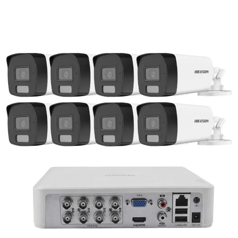 Комплект ZK8340E — 8 камери Hikvision 2 MP и 2 TB диск