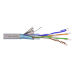 FTP кабел ELAN ELN-FTP-5E-CU 24 AWG за вътрешен монтаж — кутия от 305 м