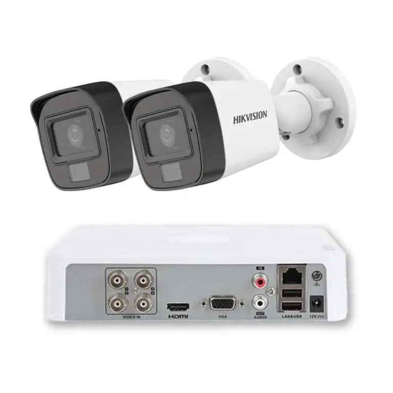 Комплект ZK2730E — 2 камери Hikvision 2 MP Dual Light и 1 TB диск