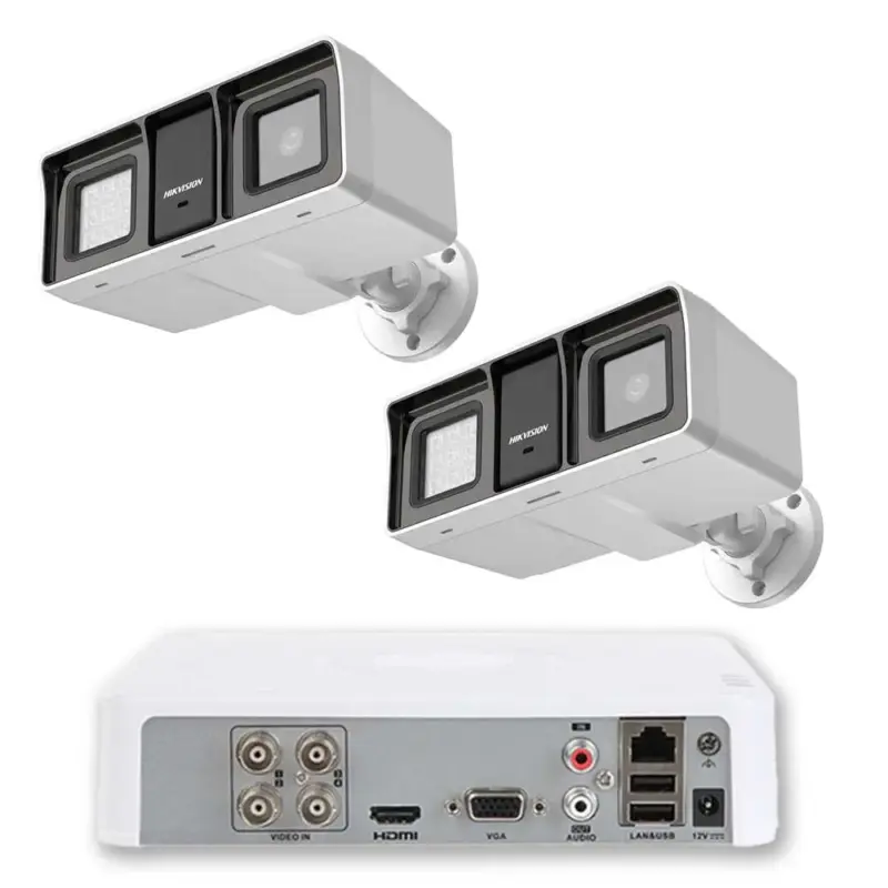 Комплект ZK21060E — 2 камери Hikvision 2 MP Dual Light 60 m и 1 TB диск