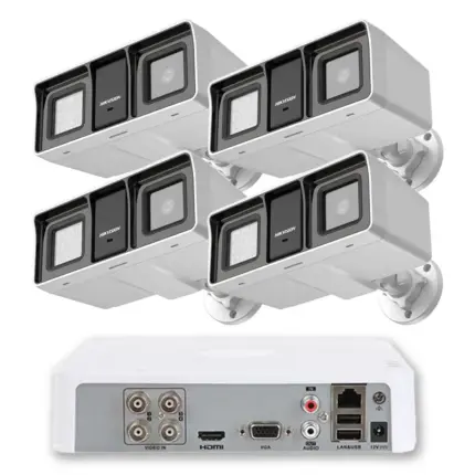 Raimag комплект ZK41060E — 4 камери Hikvision и захранване MW Power EBD6012