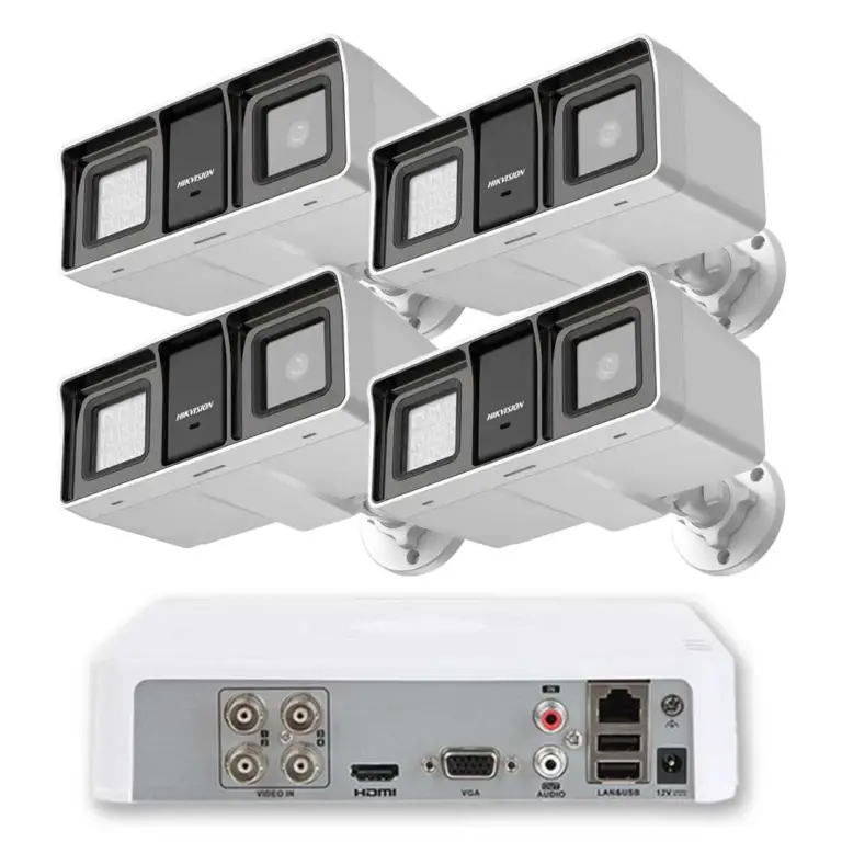Raimag комплект ZK41060E — 4 камери Hikvision и захранване MW Power EBD6012