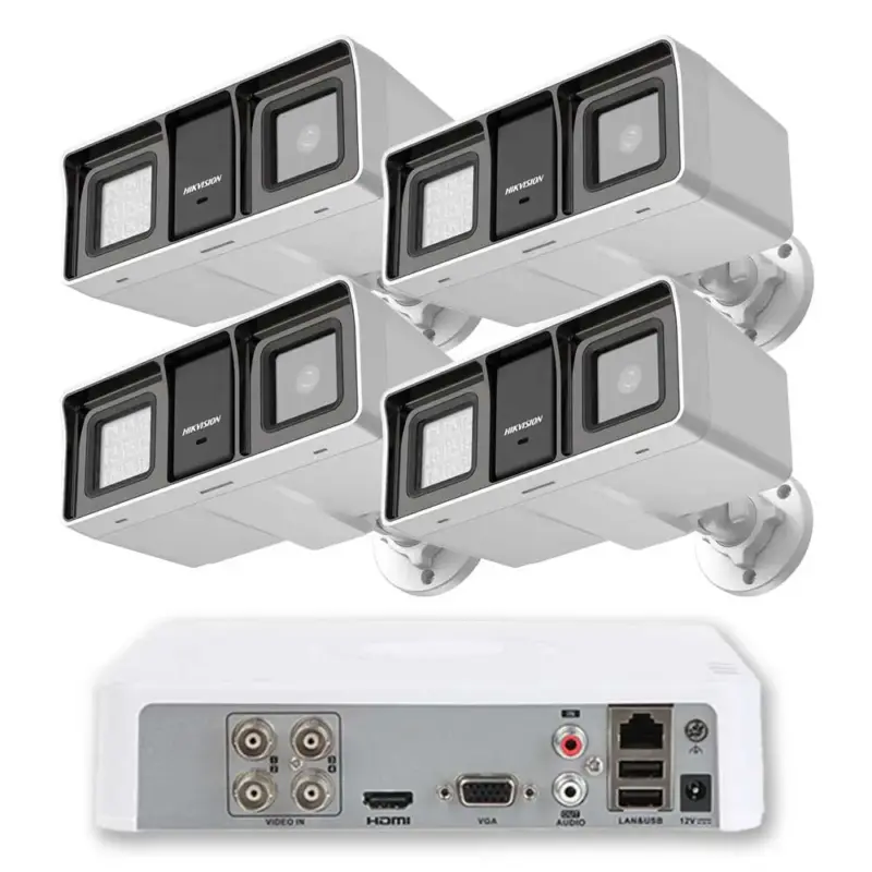 Raimag комплект ZK41060E — 4 камери Hikvision и захранване MW Power EBD6012