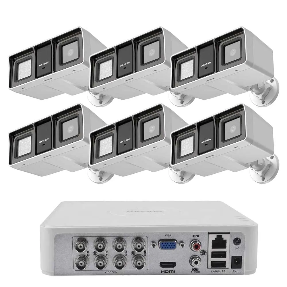 Комплект ZK61060E — 6 камери Hikvision 2 MP и 1 TB диск Комплект ZK61060E — 6 камери Hikvision 2 MP и 1 TB диск