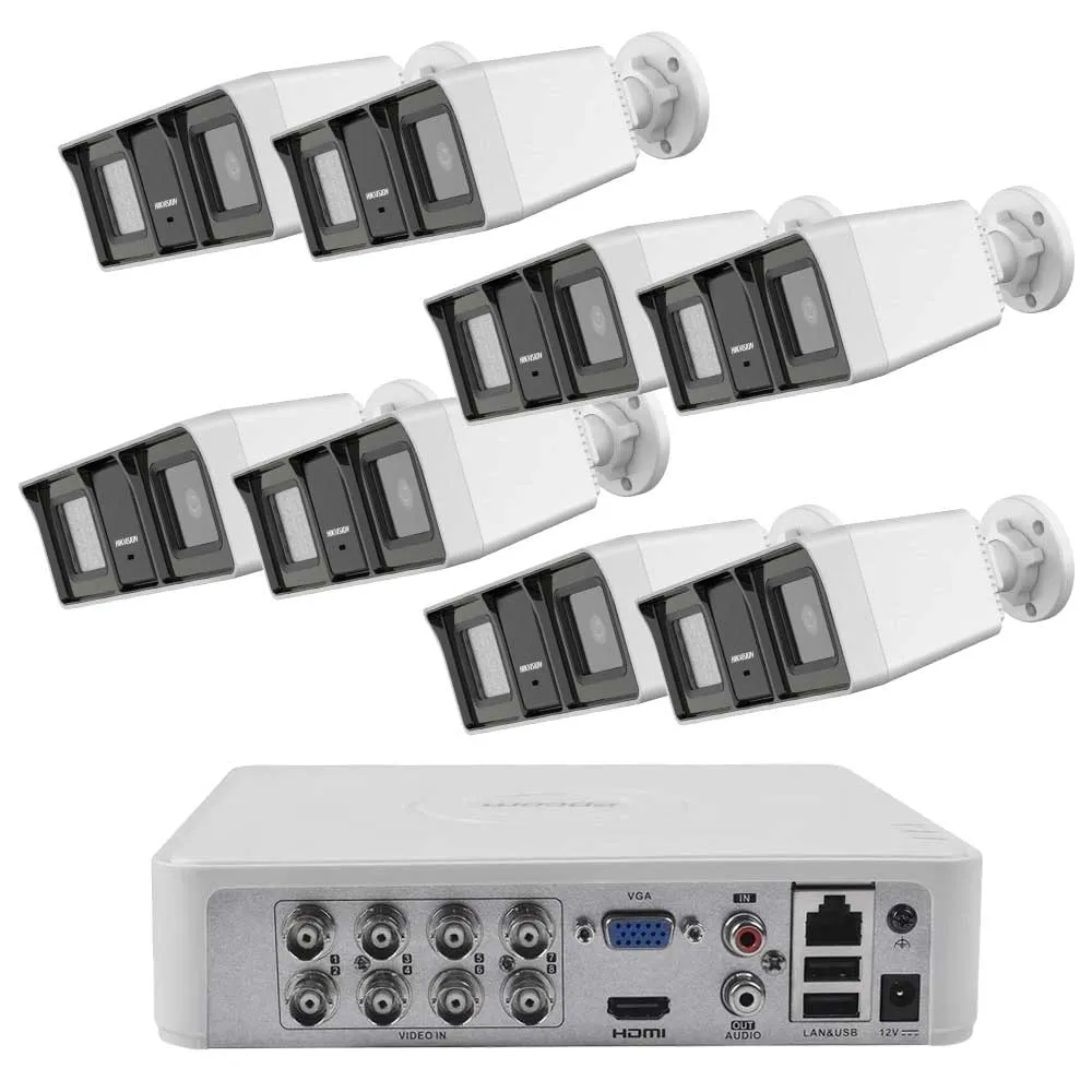 Комплект ZK81060E — 8 камери Hikvision 2 MP и 2 TB диск Комплект ZK81060E — 8 камери Hikvision 2 MP и 2 TB диск