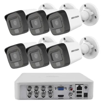 Комплект ZK6730E — 6 камери Hikvision 2 MP и 1 TB диск