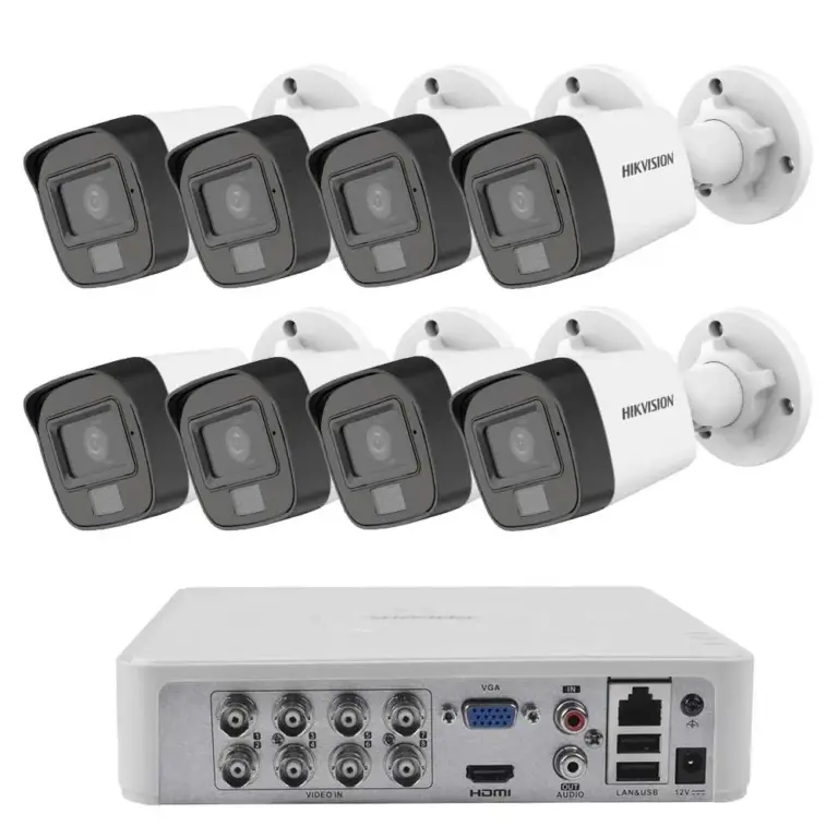Комплект ZK8730E — 8 камери Hikvision 2 MP и 2 TB диск