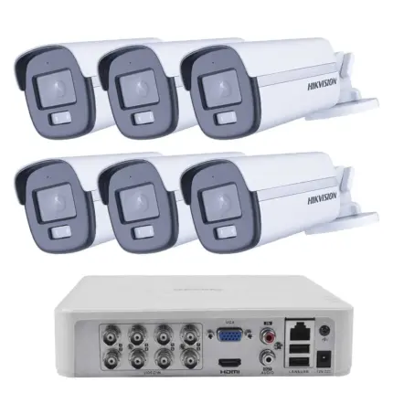 Комплект ZK61240E — 6 камери Hikvision 2 MP и 1 TB диск