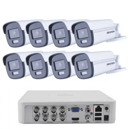 Комплект ZK81240E — 8 камери Hikvision 2 MP и 2 TB диск
