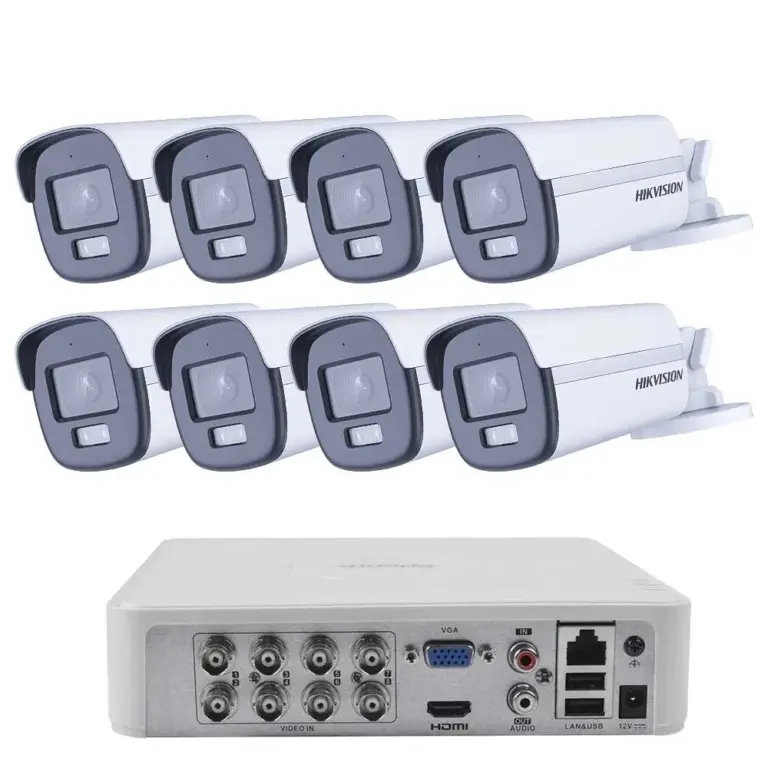 Комплект ZK81240E — 8 камери Hikvision 2 MP и 2 TB диск