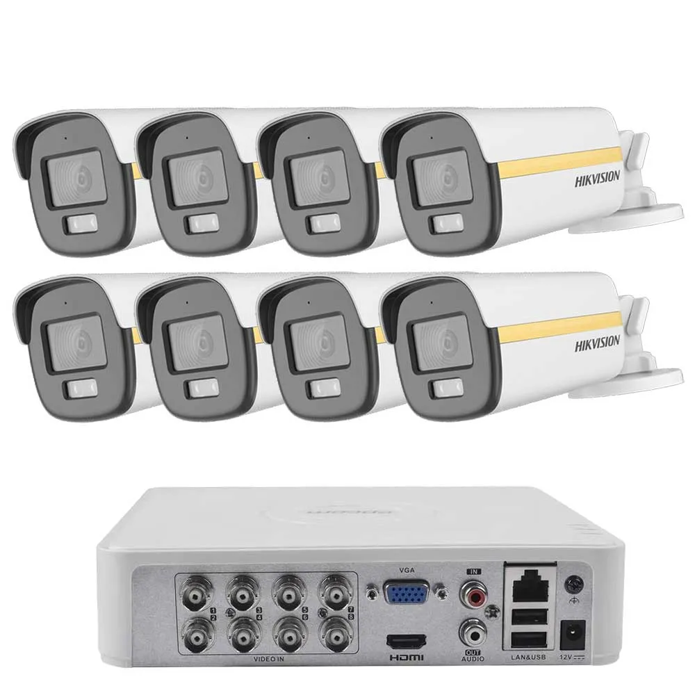 Комплект ZK81440E — 8 камери Hikvision 2 MP и 2 TB диск Комплект ZK81440E — 8 камери Hikvision 2 MP и 2 TB диск