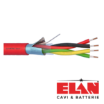 Пожароустойчив кабел ELAN ELN120-2x2x08 E120 2x2x0.8mm 100m — ролка от 100 м
