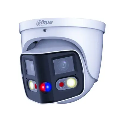 Dahua IPC-PDW3849-A180-E2-AS-PV-0280B 8MP 4K 25m PoE 180° Панорамна AI Камера