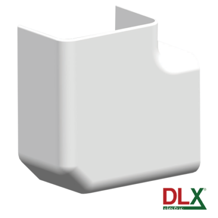 Плосък ъгъл 90° регулируем за кабелен канал 102x50 mm - DLX DLX-102-03