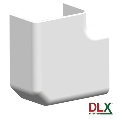 Плосък ъгъл 90° регулируем за кабелен канал 102x50 mm - DLX DLX-102-03 Плосък ъгъл 90° регулируем за кабелен канал 102x50 mm - DLX DLX-102-03