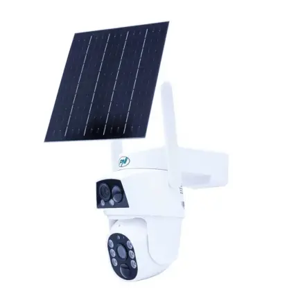 PNI House IP794 Соларна PTZ Камера 2x2MP 8000mAh Батерия