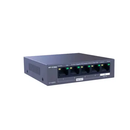 IP-COM G1105PD 5-Портов Гигабитов PoE Passthrough Суич за Камери