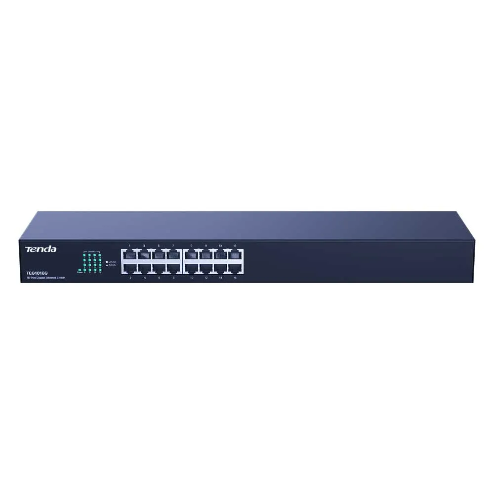 IP-COM G1016G 16-Портов Гигабитов Неуправляем Суич за Рак Монтаж IP-COM G1016G 16-Портов Гигабитов Неуправляем Суич за Рак Монтаж