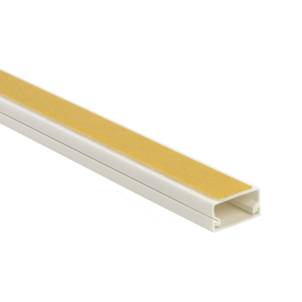 Кабелен канал 20x10 mm cu adeziv, 2m - DLX PVCA-206-10