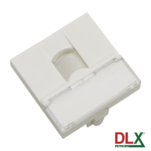 Табло с един прозорец Keystone Jack 45x45 mm - DLX DLX-245-49 Табло с един прозорец Keystone Jack 45x45 mm - DLX DLX-245-49