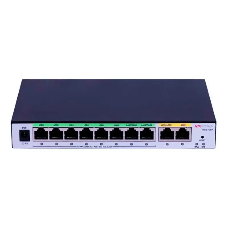 Hikvision DS-3WG210GP-SI 10-port Gigabit PoE Router 75W Smart Managed