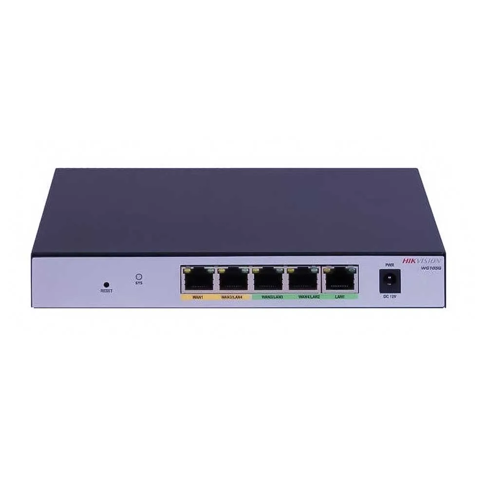 Hikvision DS-3WG105G-SI 5-port Gigabit Smart Router VPN Load Balancing Hikvision DS-3WG105G-SI 5-port Gigabit Smart Router VPN Load Balancing
