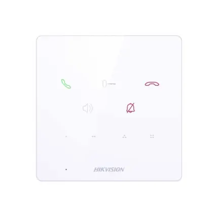 Hikvision DS-KH6000-E1-White IP Вътрешен Пост без Екран с 9 Бутона