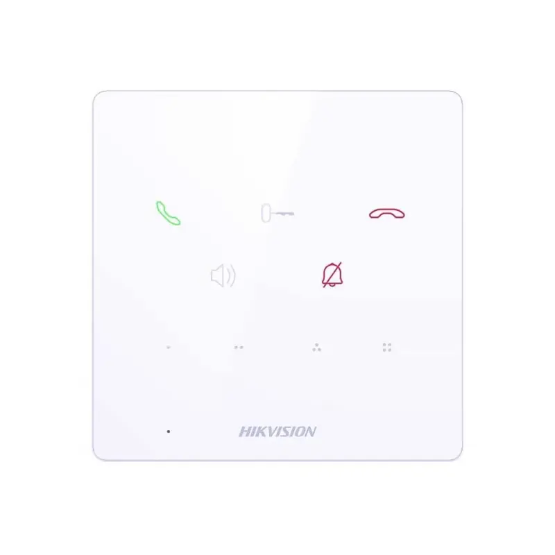 Hikvision DS-KH6000-E1-White IP Вътрешен Пост без Екран с 9 Бутона