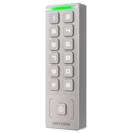 Hikvision DS-K1T809MX — терминал за контрол на достъп с M1 карта и PIN