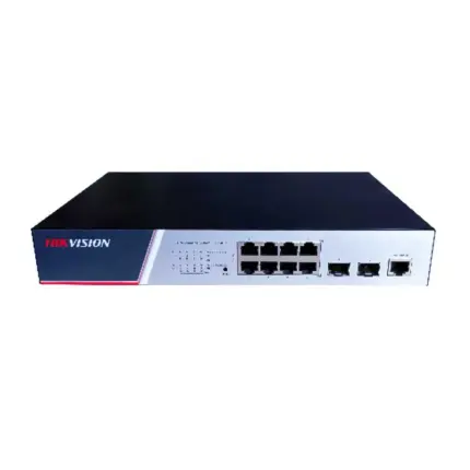 Hikvision DS-3E2510P-H 8-портов Gigabit PoE Switch с 2 SFP Optic Ports