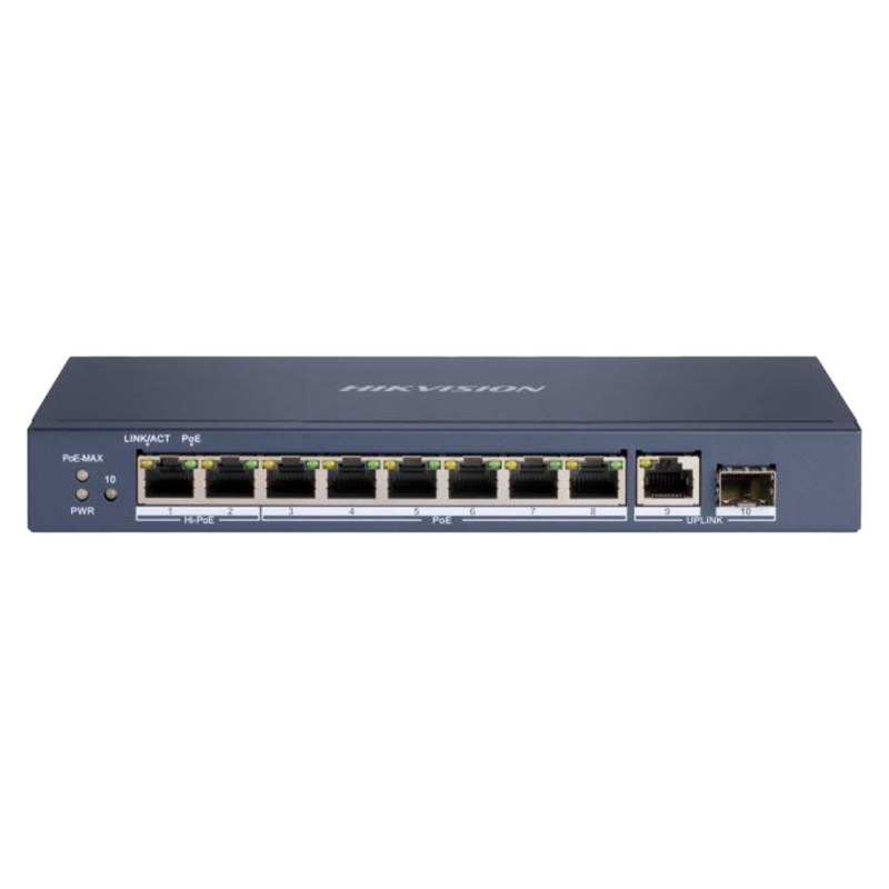 Hikvision DS-3E0510HP-E — PoE мрежов суич