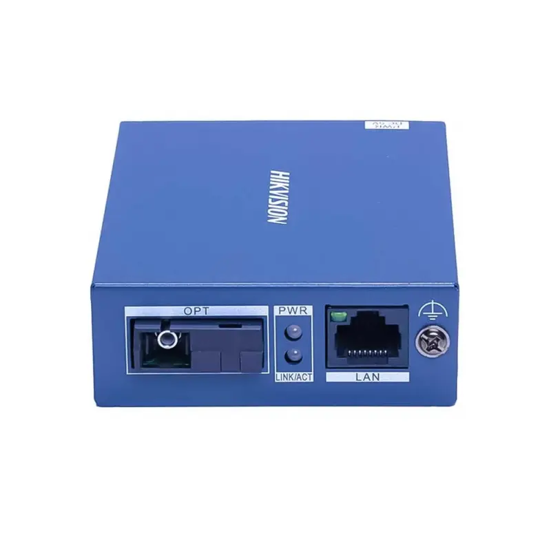 Hikvision DS-3D501R-3 — Gigabit оптичен медиаконвертор, приемник