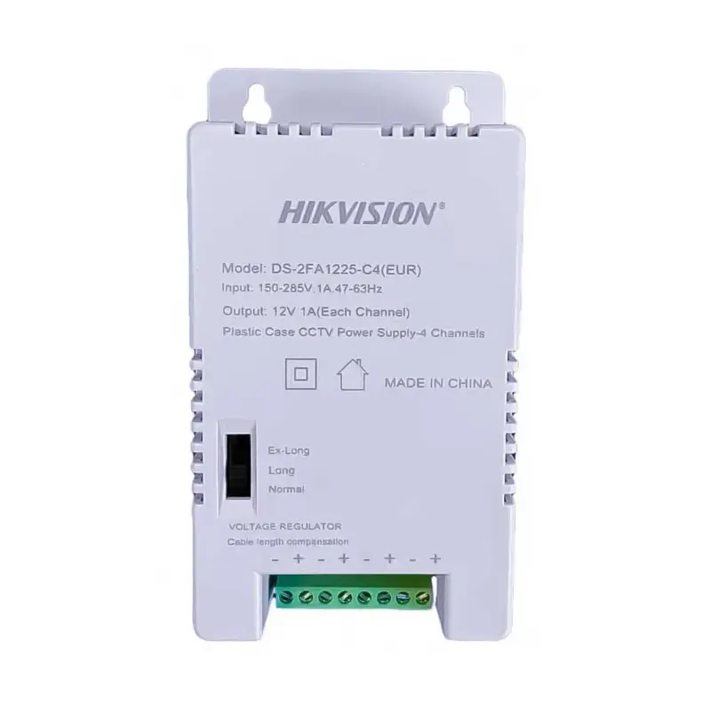 Hikvision DS-2FA1225-C4 Импулсно Захранване 12V 4A за Видеонаблюдение