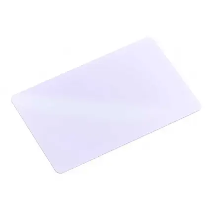 Хибридна RFID Карта S50+TK4100 13.56MHz и 125kHz Бяла PVC