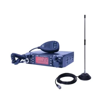 PNI PNI-PACK80PRO CB Radio HP 9001 PRO Extra 40 Antenna 4W 12-24V 45cm